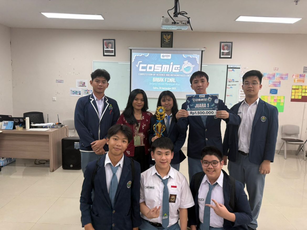 SMA Santo Yosef Pangkalpinang Kuasai Papan Juara Raih Juara 1 Tingkat Provinsi di COSMIC 2025